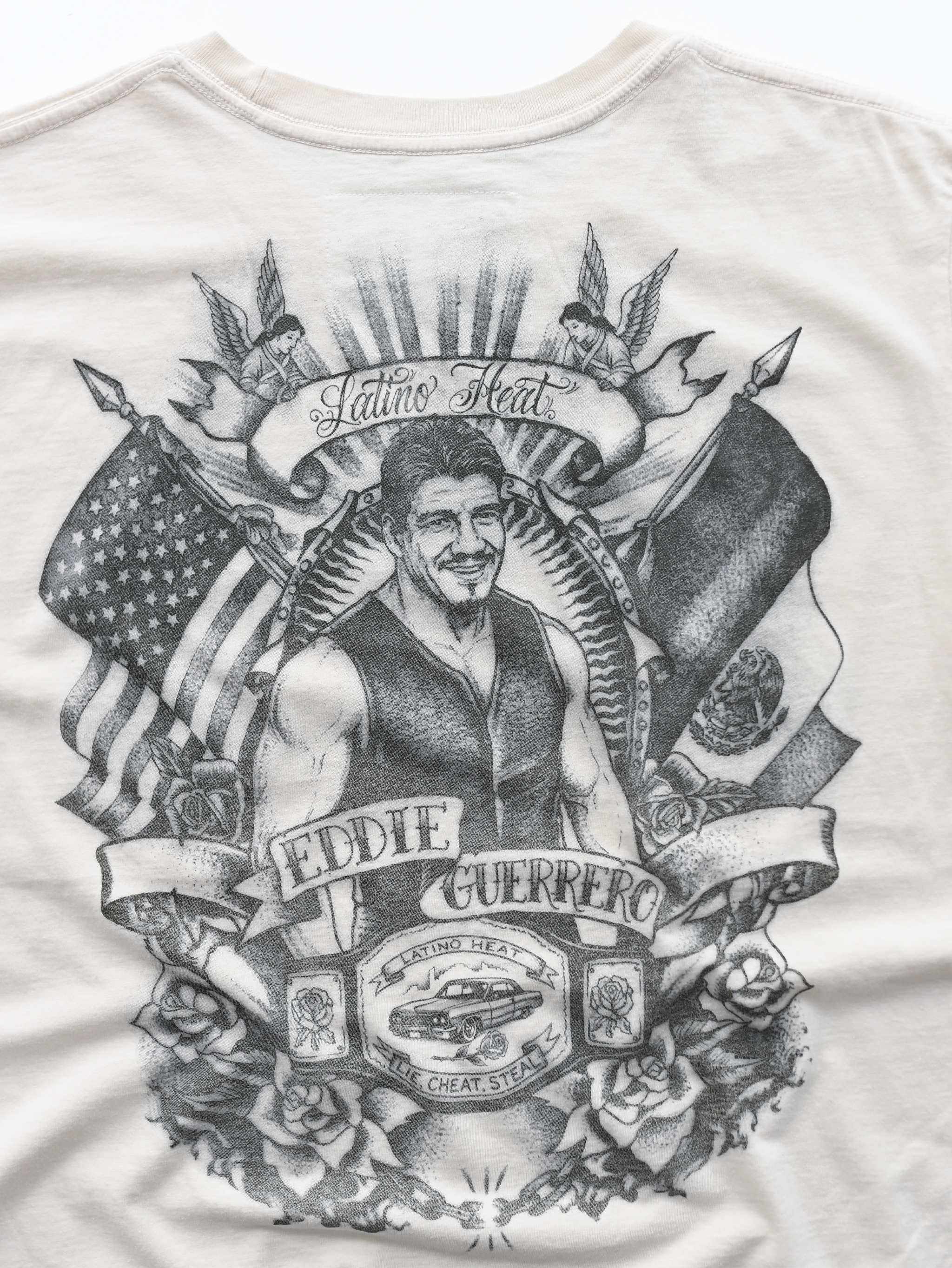Eddie Guerrero Latino Heat White Tee