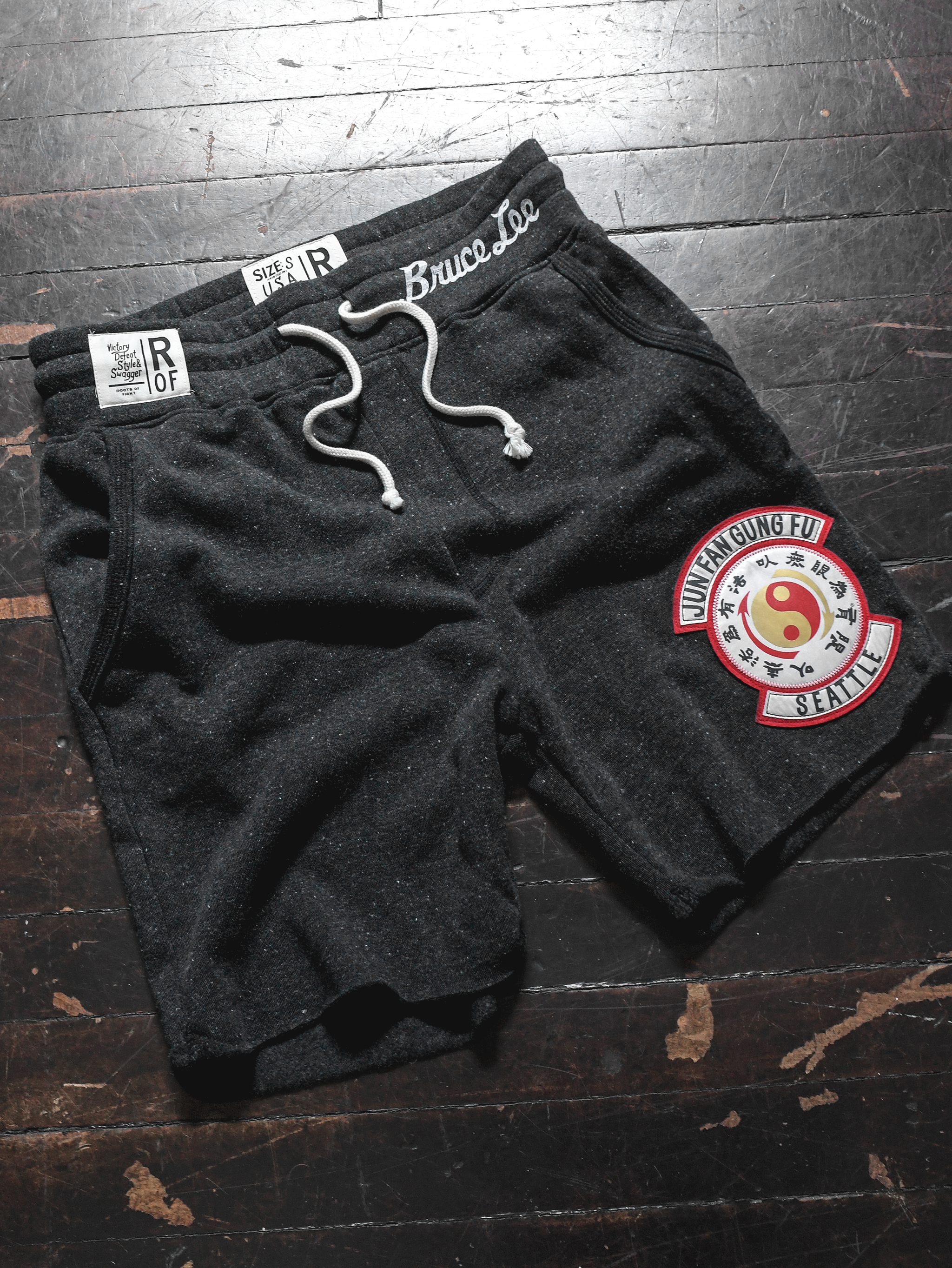 Bruce Lee JFGF Black Shorts