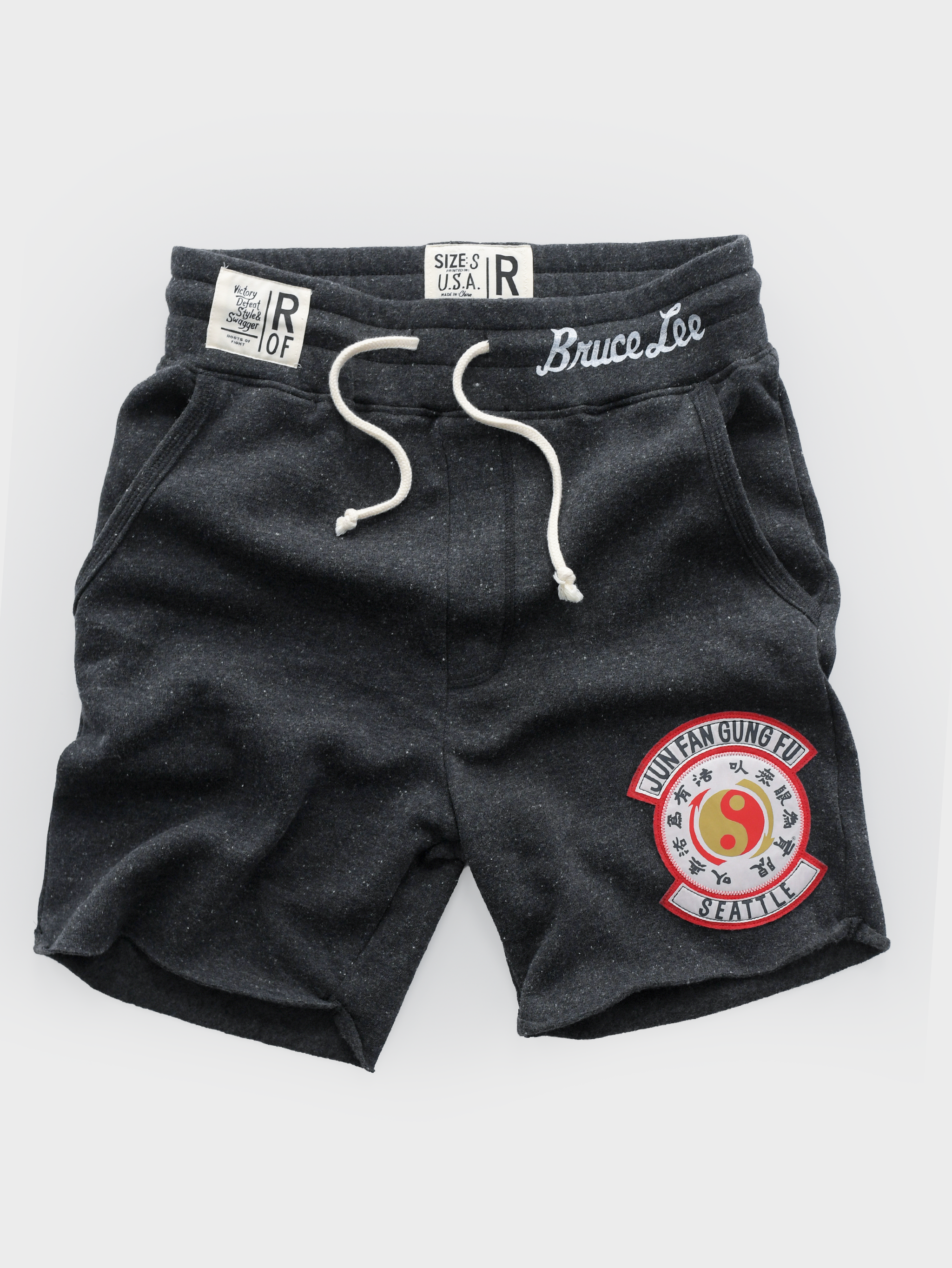Bruce Lee JFGF Black Shorts