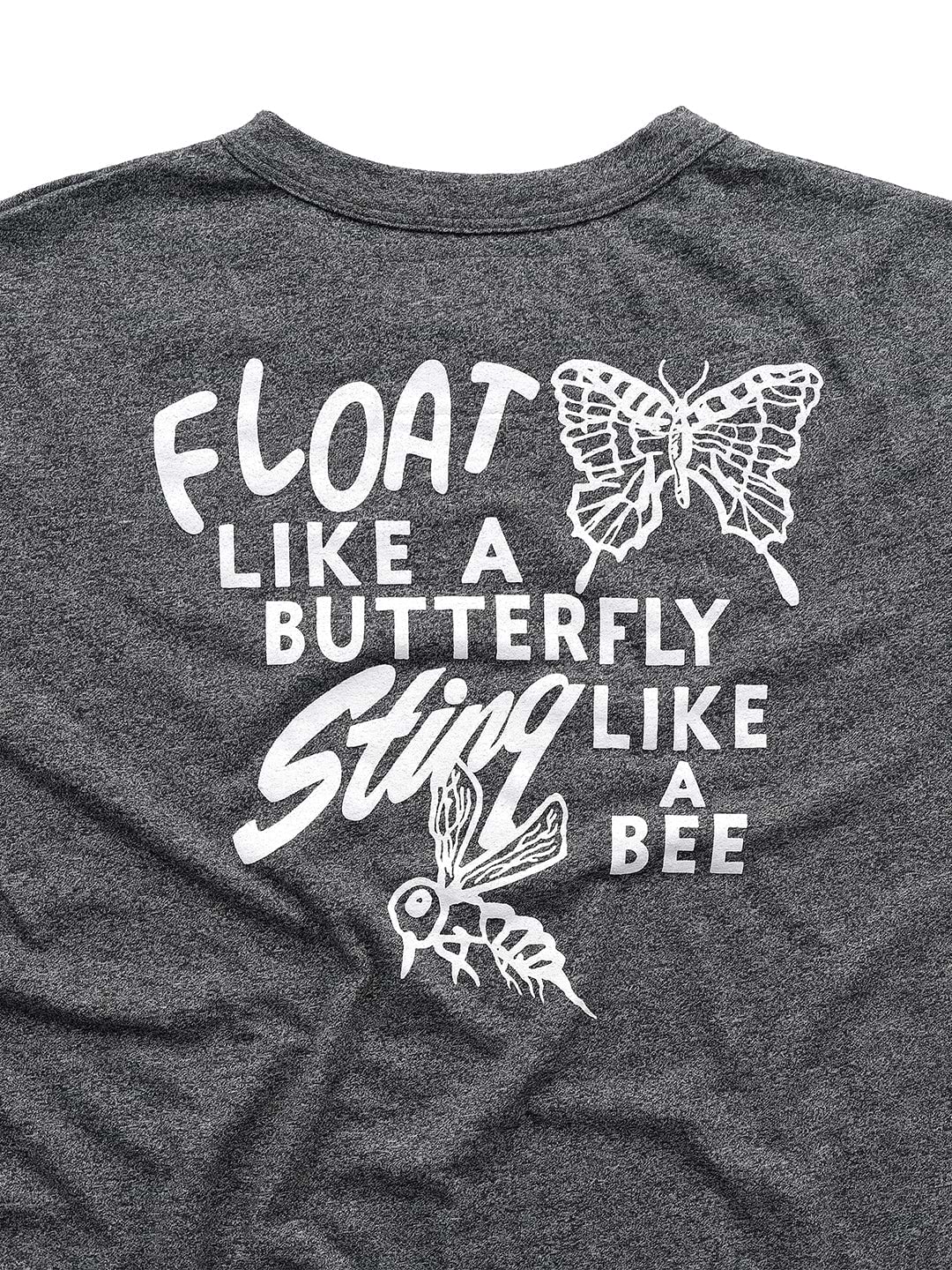 Ali Float Like A Butterfly Women's Black Tee - Roots of Fight Canada
