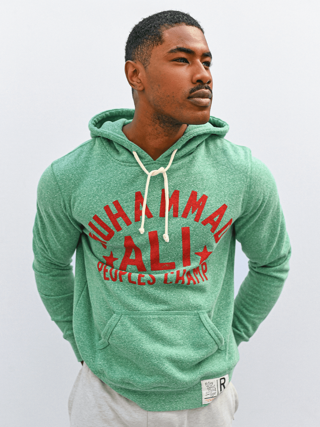 Ali Rumble People's Champ Green PO Hoody - Roots of Fight Canada