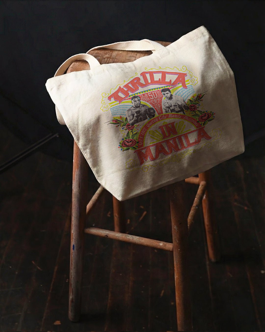 Ali Thrilla in Manila Ivory Tote Bag - Roots of Fight Canada