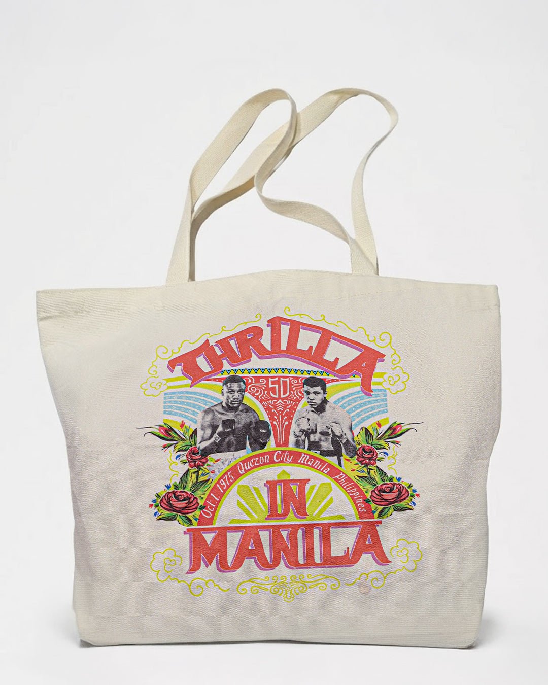 Ali Thrilla in Manila Ivory Tote Bag - Roots of Fight Canada