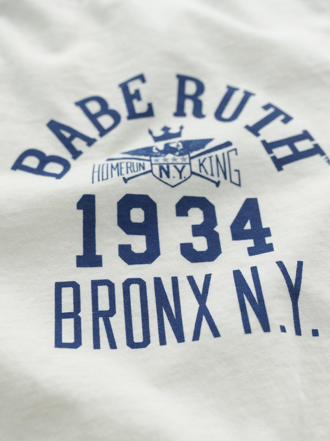 Babe Ruth 1934 NY White Tee - Roots of Fight Canada