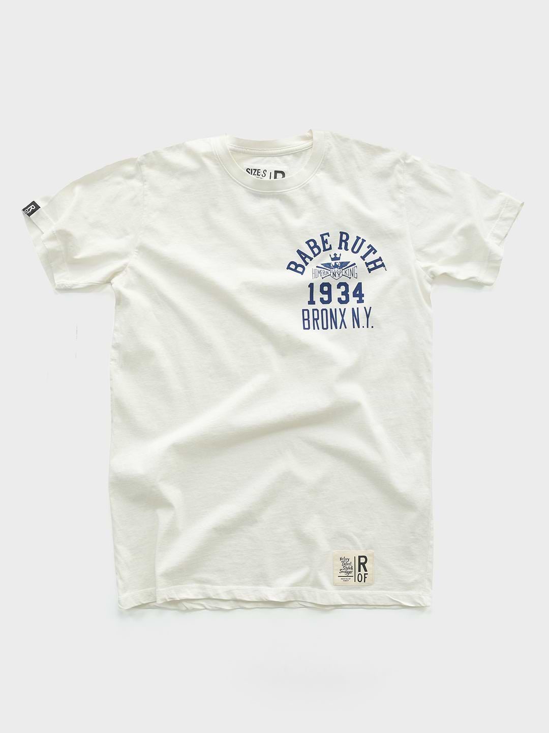 Babe Ruth 1934 NY White Tee - Roots of Fight Canada