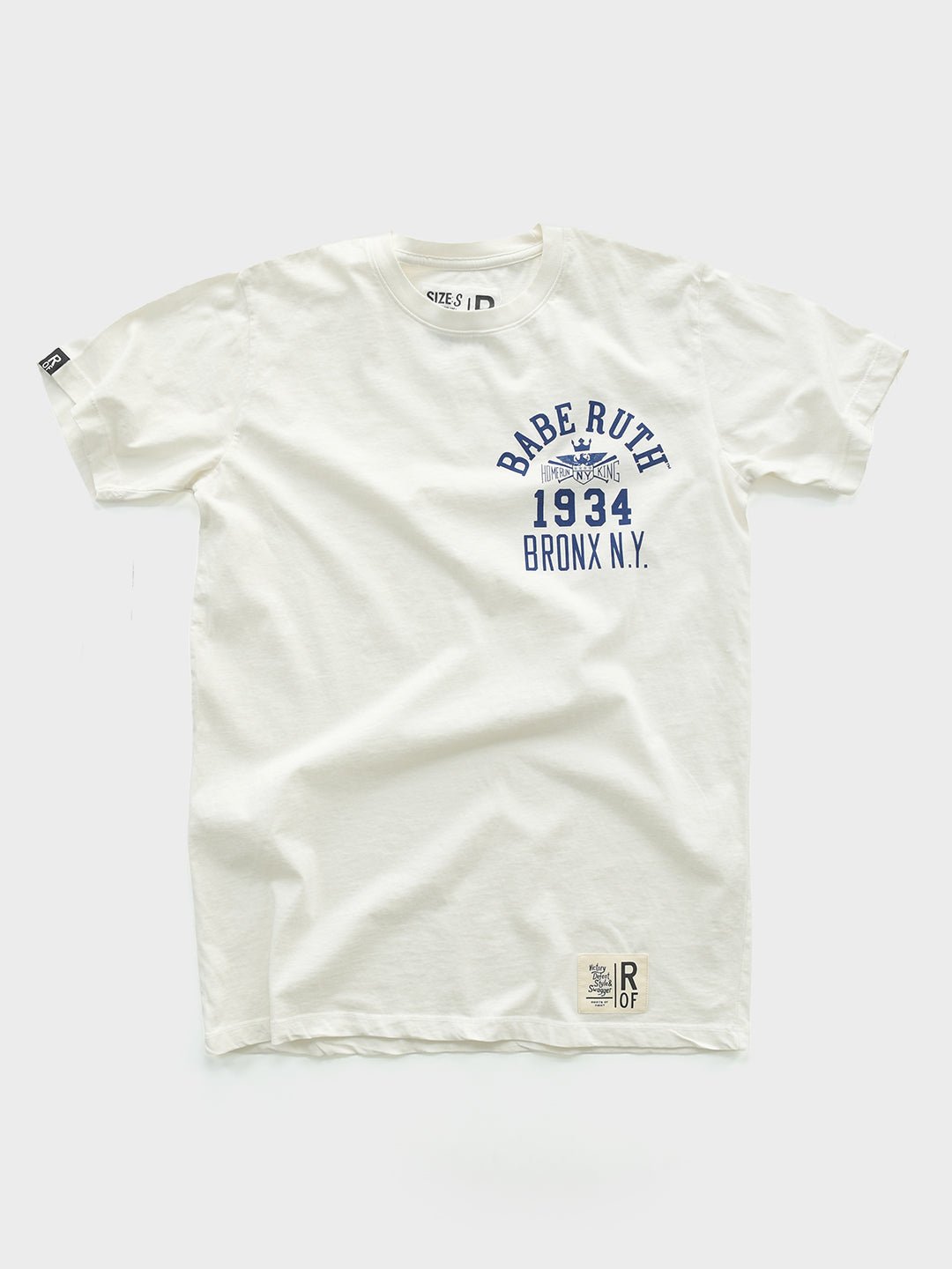 Babe Ruth 1934 NY White Tee - Roots of Fight Canada