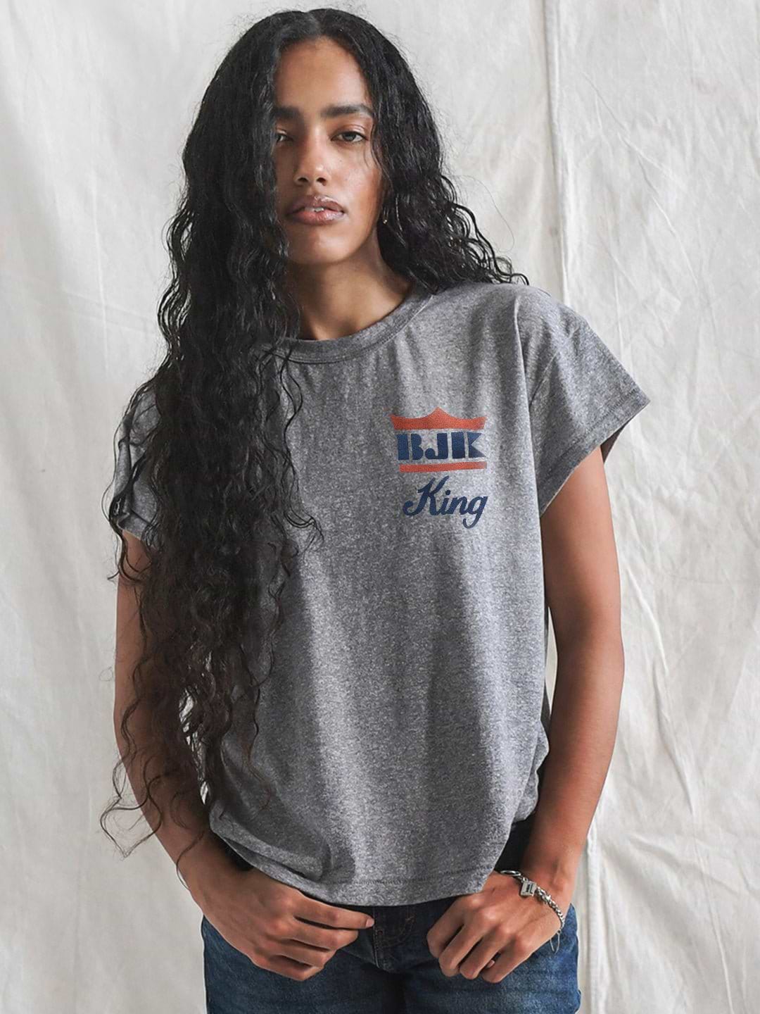 Billie Jean King Classic Women's Grey Tee - Roots of Fight Canada