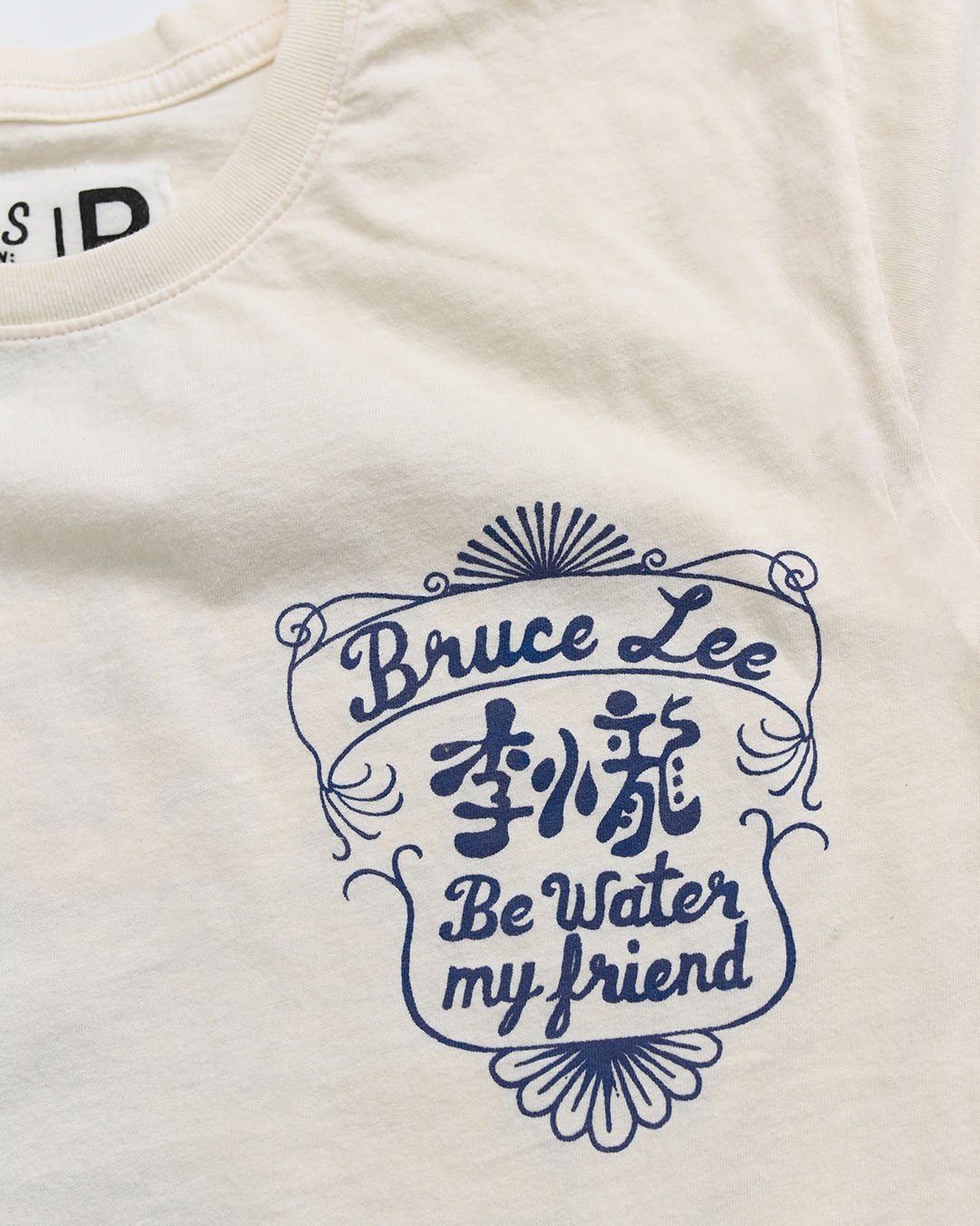 Bruce Lee Be Water White Tee - Roots of Fight Canada