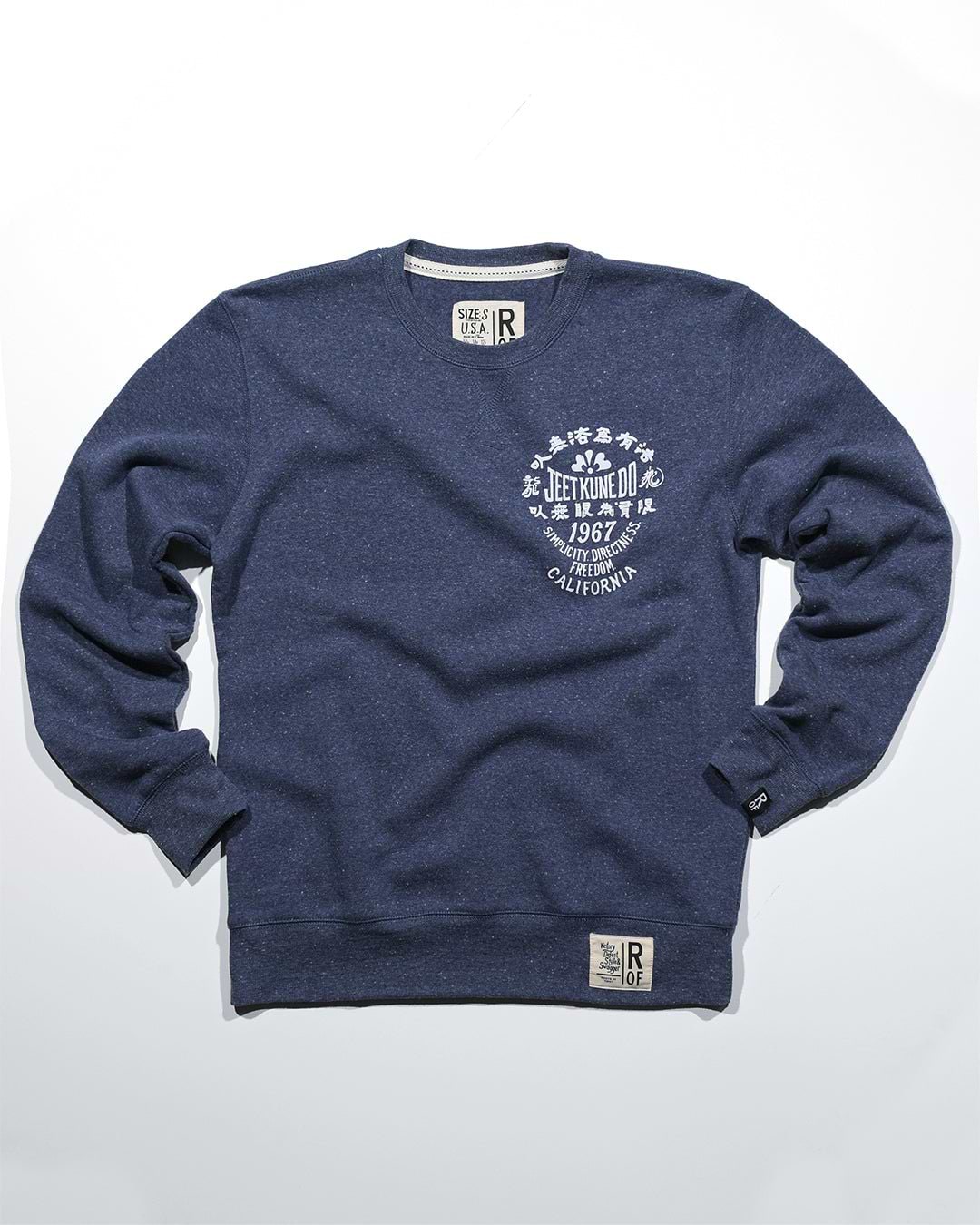 Bruce Lee Jeet Kune Do '67 Navy Sweatshirt - Roots of Fight Canada