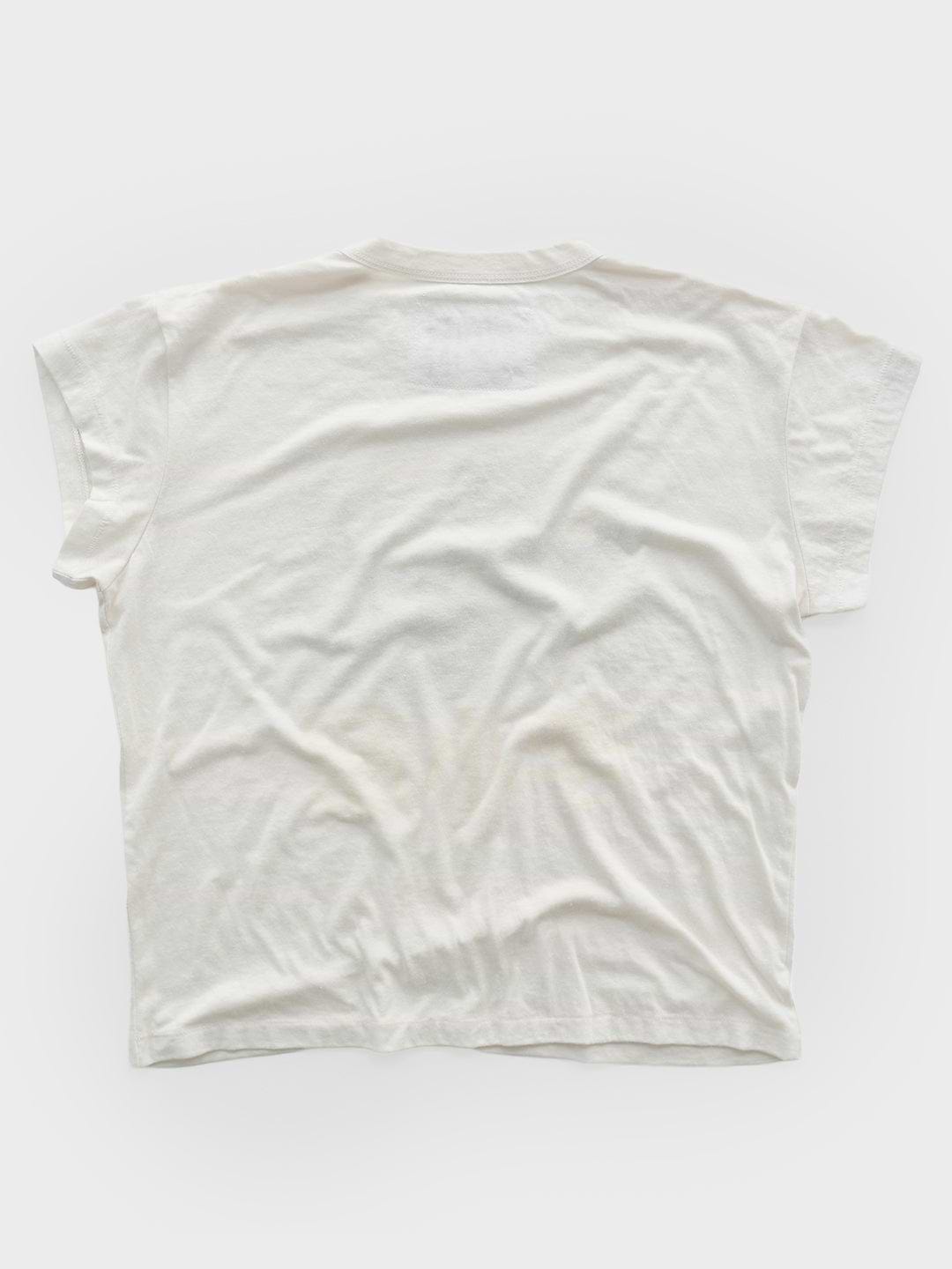 Bruce Lee Vintage Pose Women's White Tee - Roots of Fight Canada