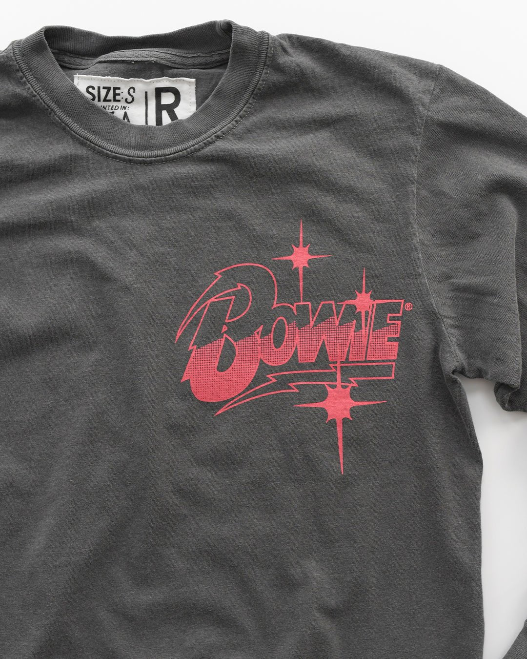 David Bowie Diamond Dogs Charcoal Long Sleeve Tee - Roots of Fight Canada