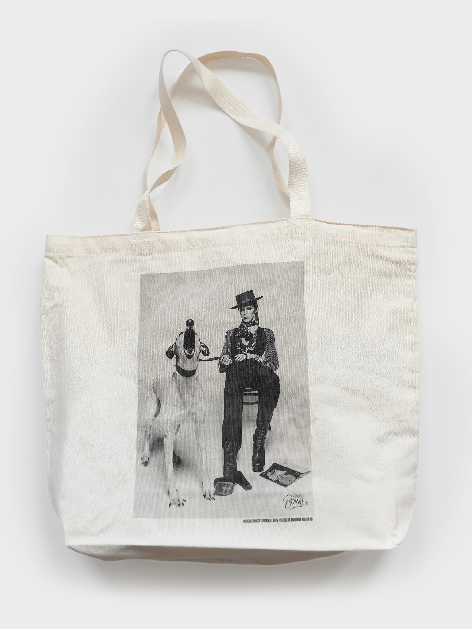 David Bowie Diamond Dogs Photo Ivory Tote Bag - Roots of Fight Canada