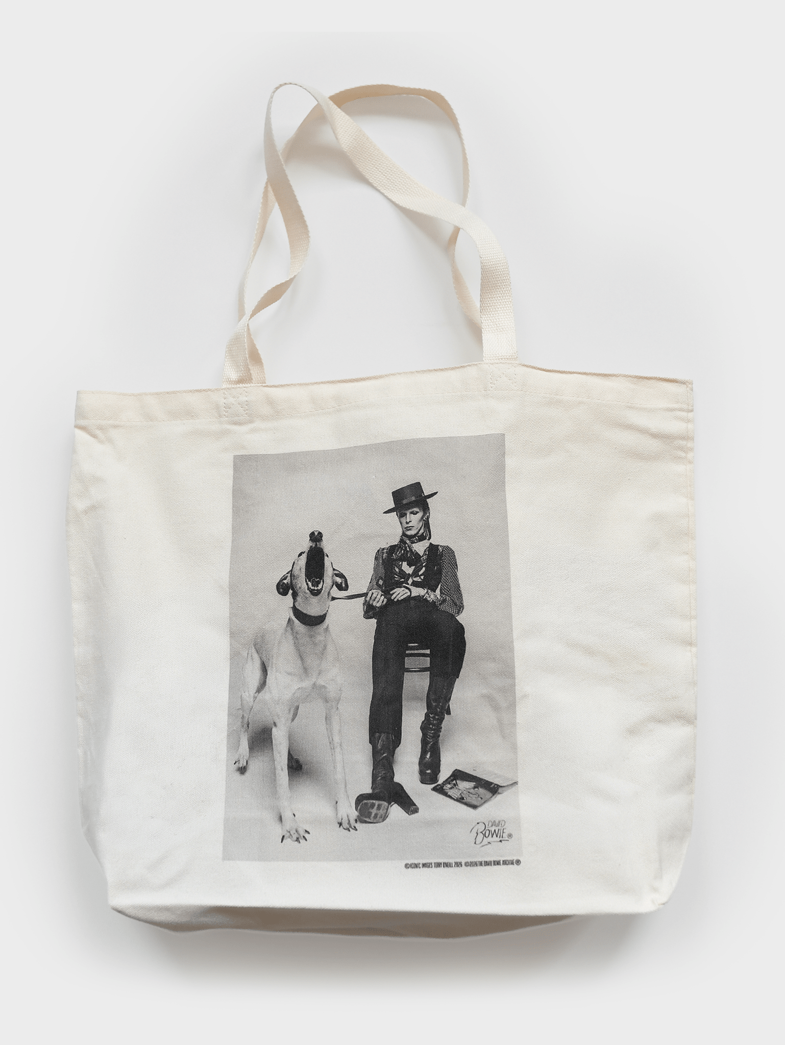 David Bowie Diamond Dogs Photo Ivory Tote Bag - Roots of Fight Canada