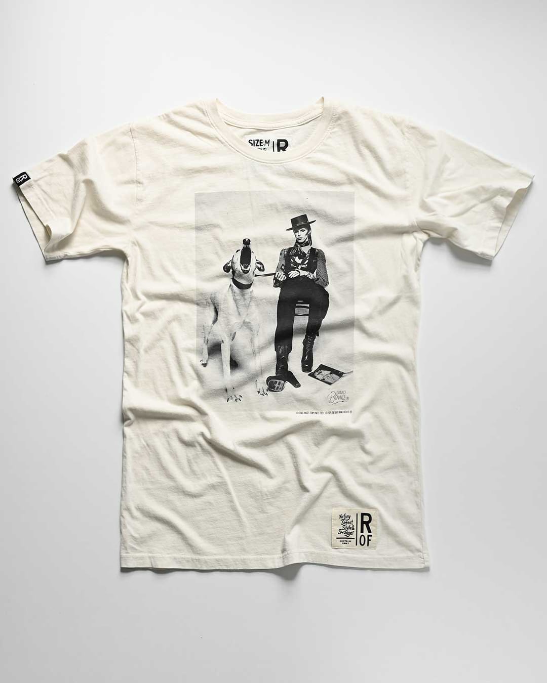 David Bowie Diamond Dogs Photo White Tee - Roots of Fight Canada