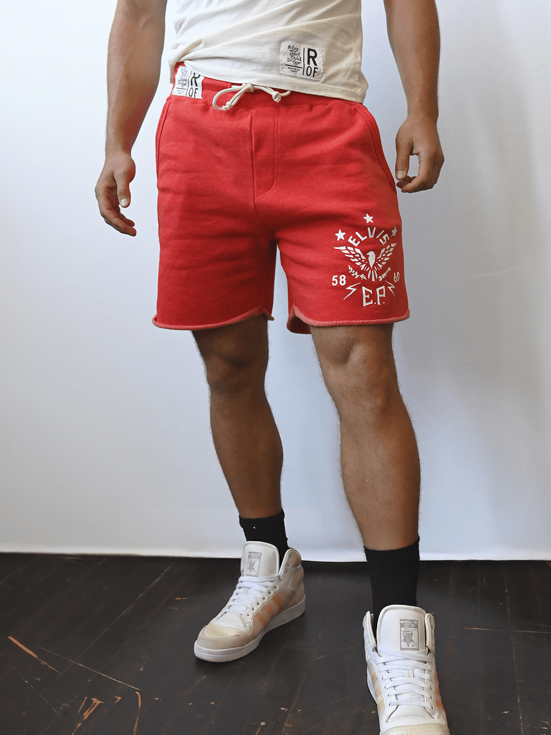 Elvis 1958 Army Red Shorts - Roots of Fight Canada