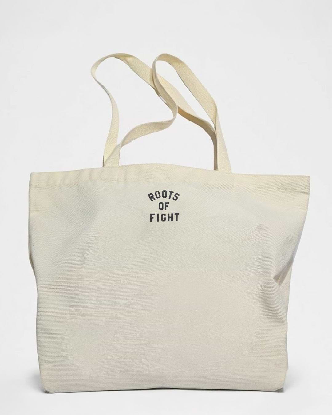 Elvis TCB Karate Ivory Tote Bag - Roots of Fight Canada