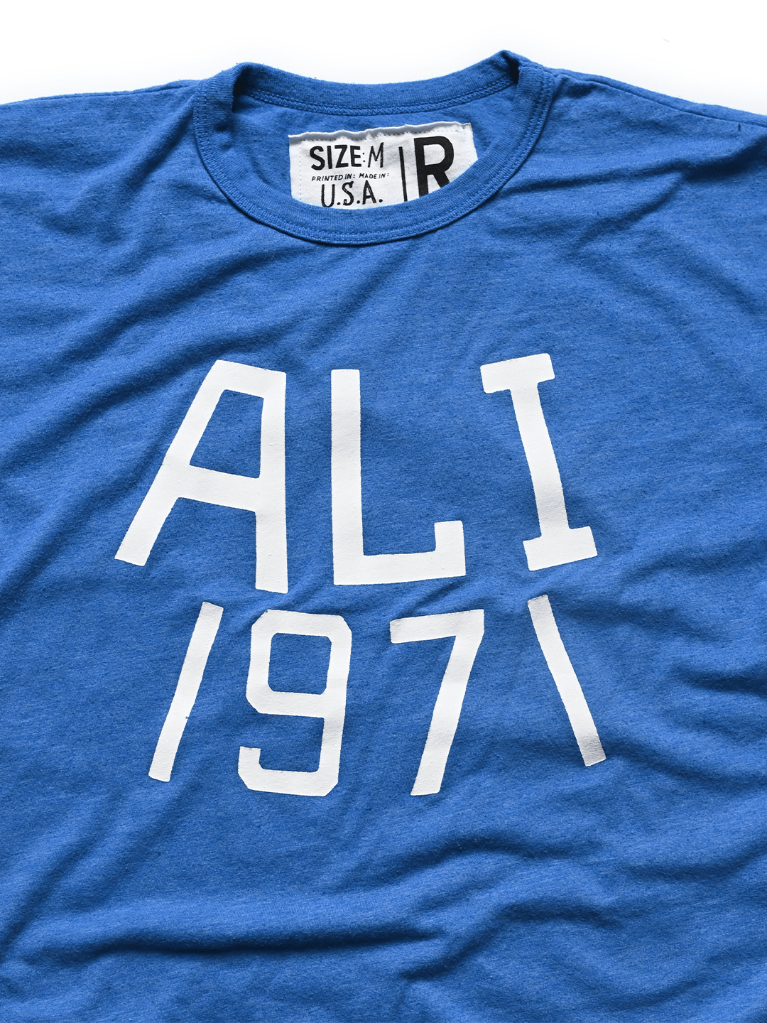 FOTC - Ali 1971 Blue Tee - Roots of Fight Canada