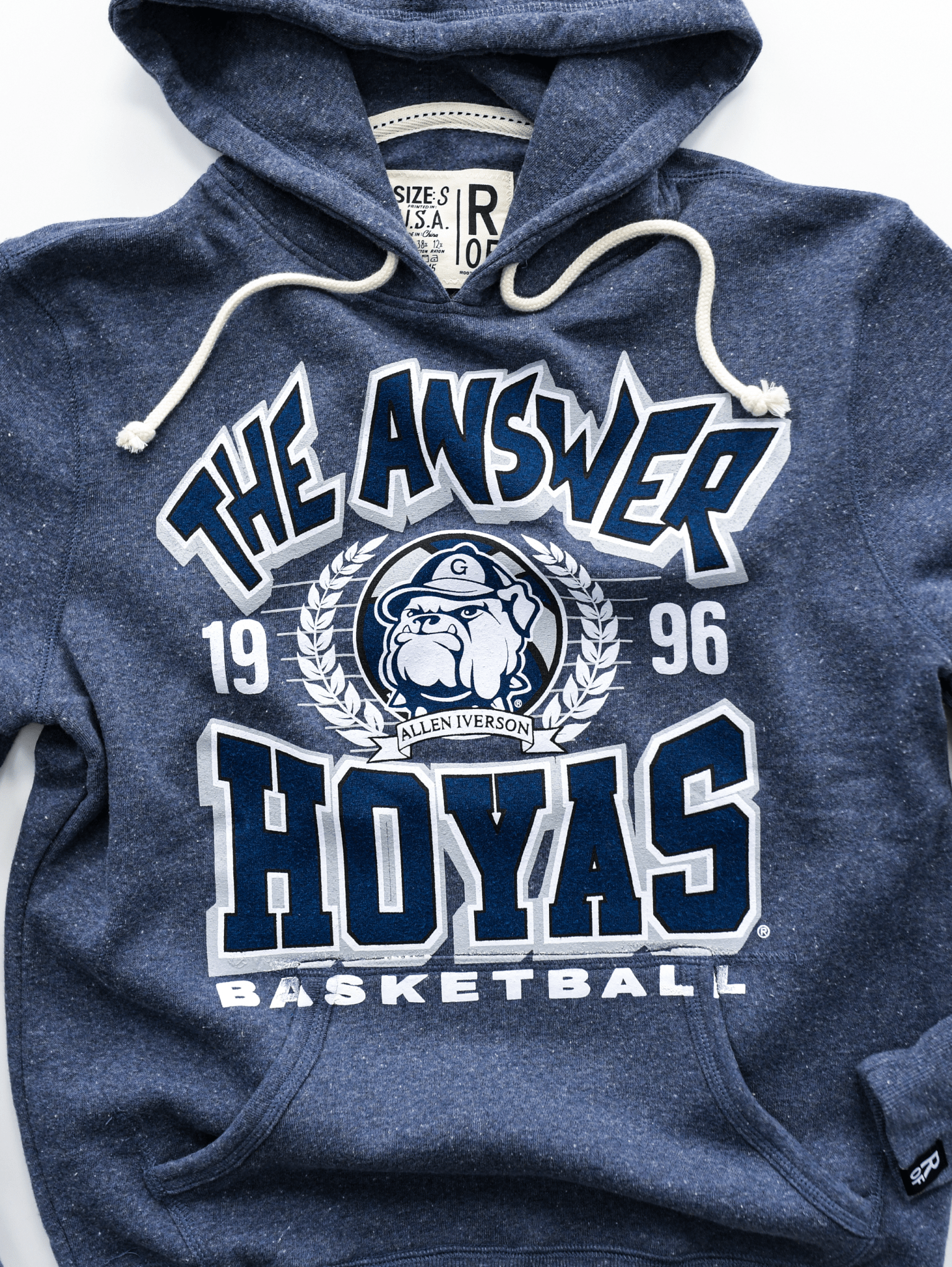 GU - Allen Iverson The Answer '96 Navy PO Hoody - Roots of Fight Canada