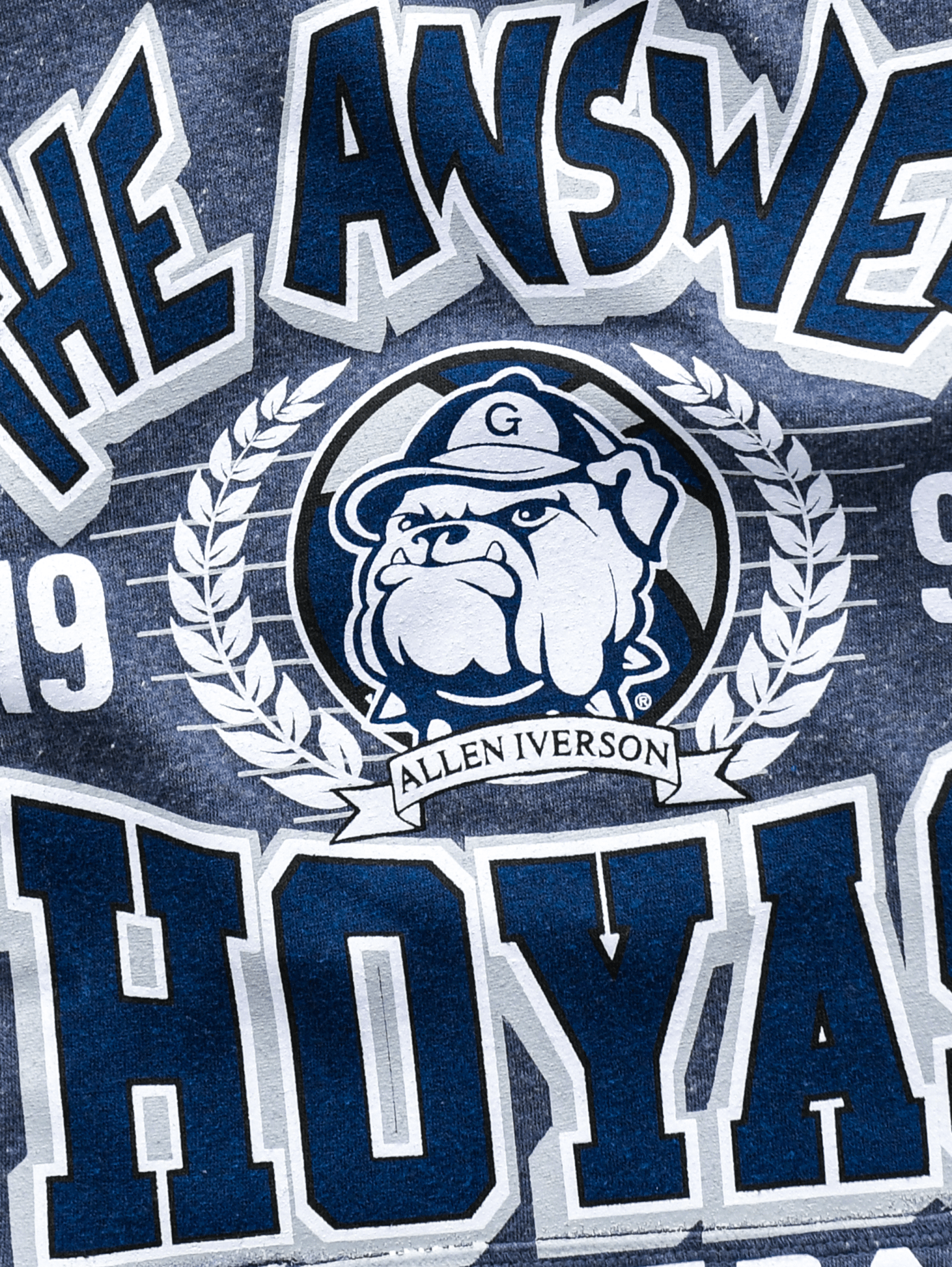GU - Allen Iverson The Answer '96 Navy PO Hoody - Roots of Fight Canada
