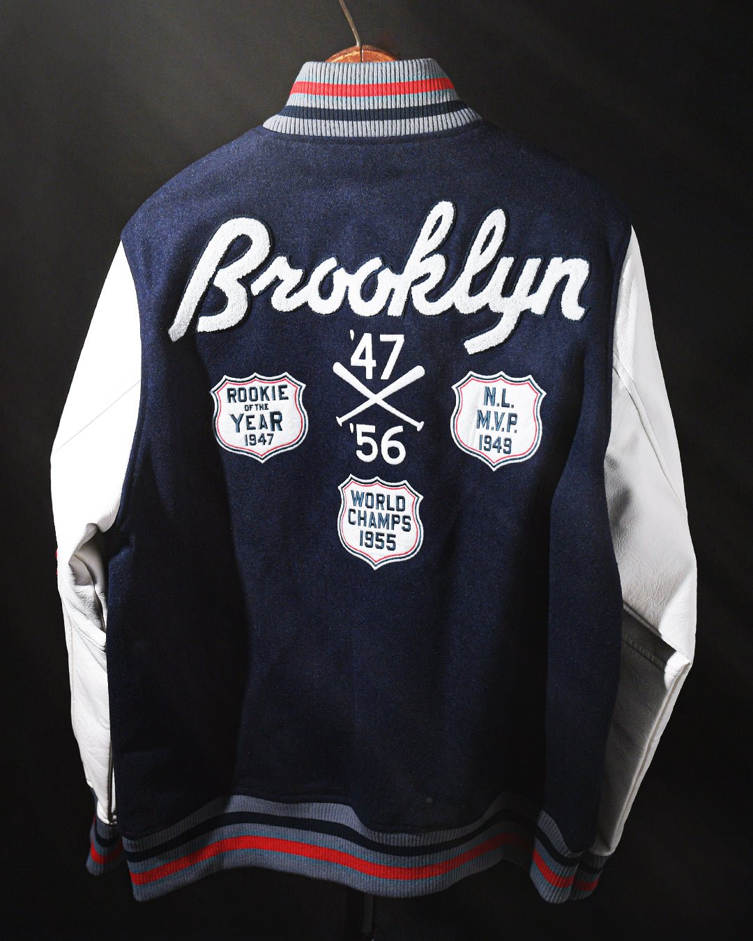 J. Robinson Brooklyn Blue Varsity Jacket