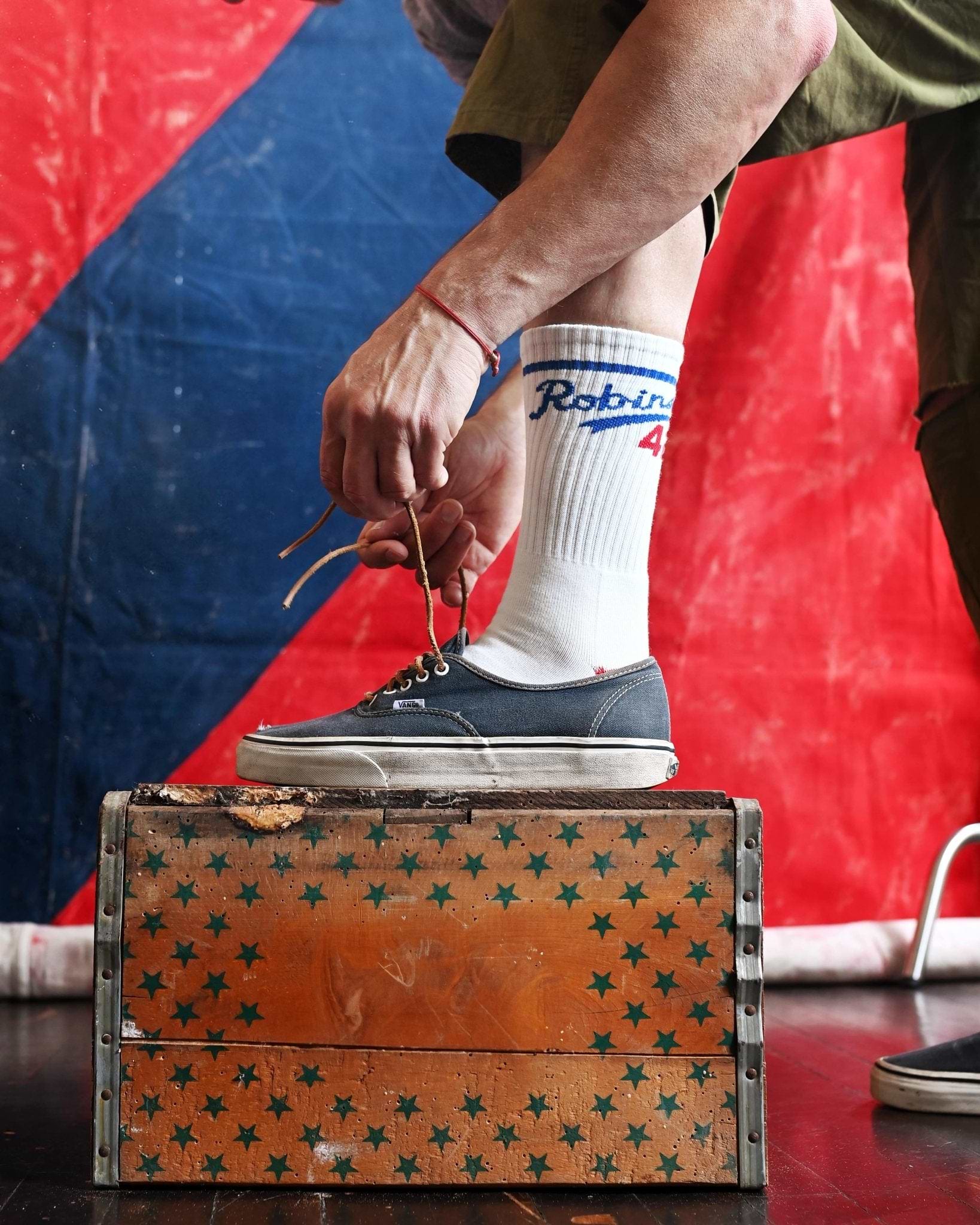 Jackie Robinson #42 White Socks - Roots of Fight Canada