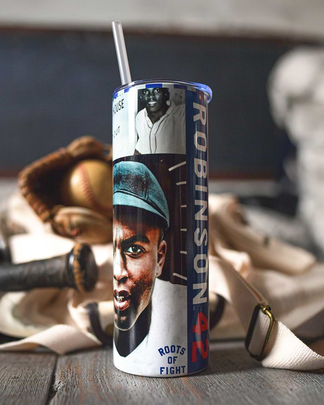 Jackie Robinson Brooklyn Impact 42 Tumbler - Roots of Fight Canada