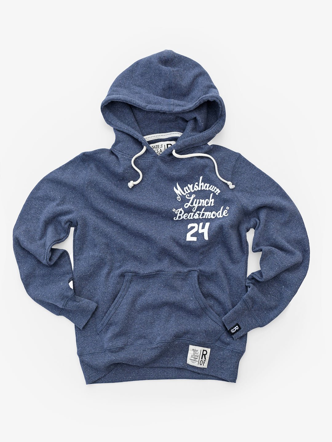 Marshawn Lynch Seattle Legacy Navy PO Hoody - Roots of Fight Canada