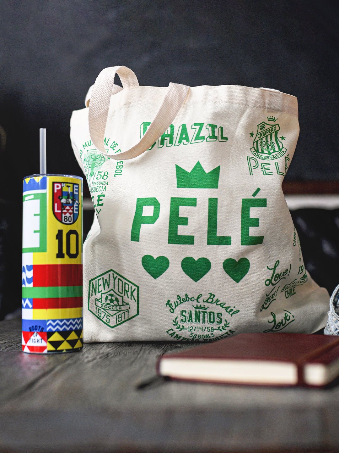 Pelé Legacy Of Love Ivory Tote Bag - Roots of Fight Canada