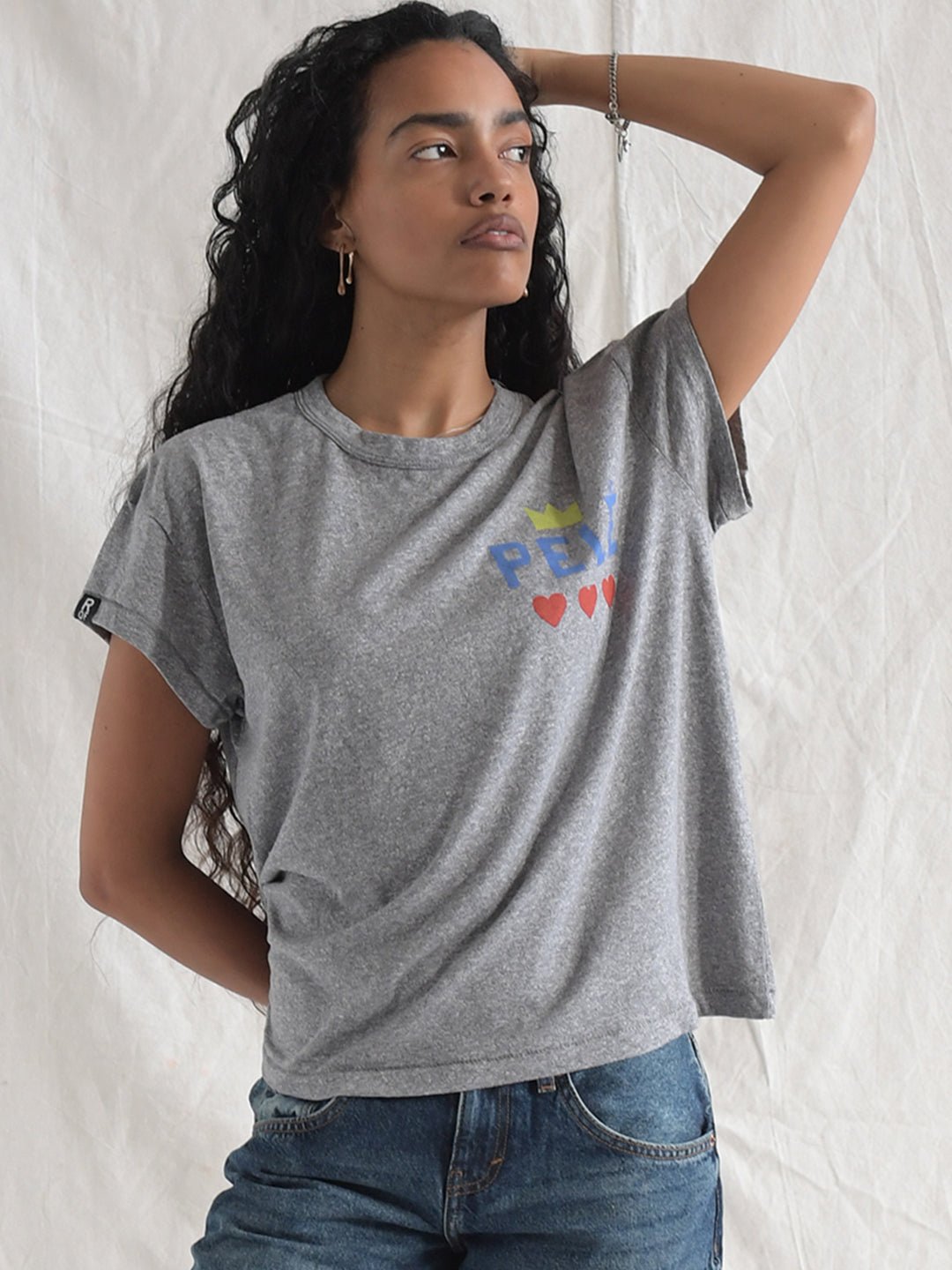 Pelé Love Women's Grey Tee - Roots of Fight Canada