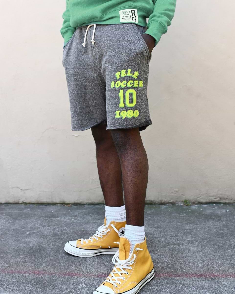 Pelé Soccer Grey Shorts - Roots of Fight Canada