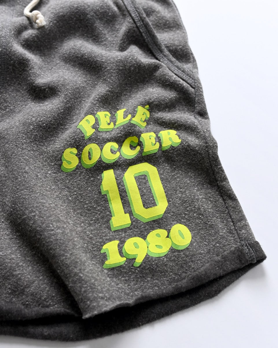 Pelé Soccer Grey Shorts - Roots of Fight Canada