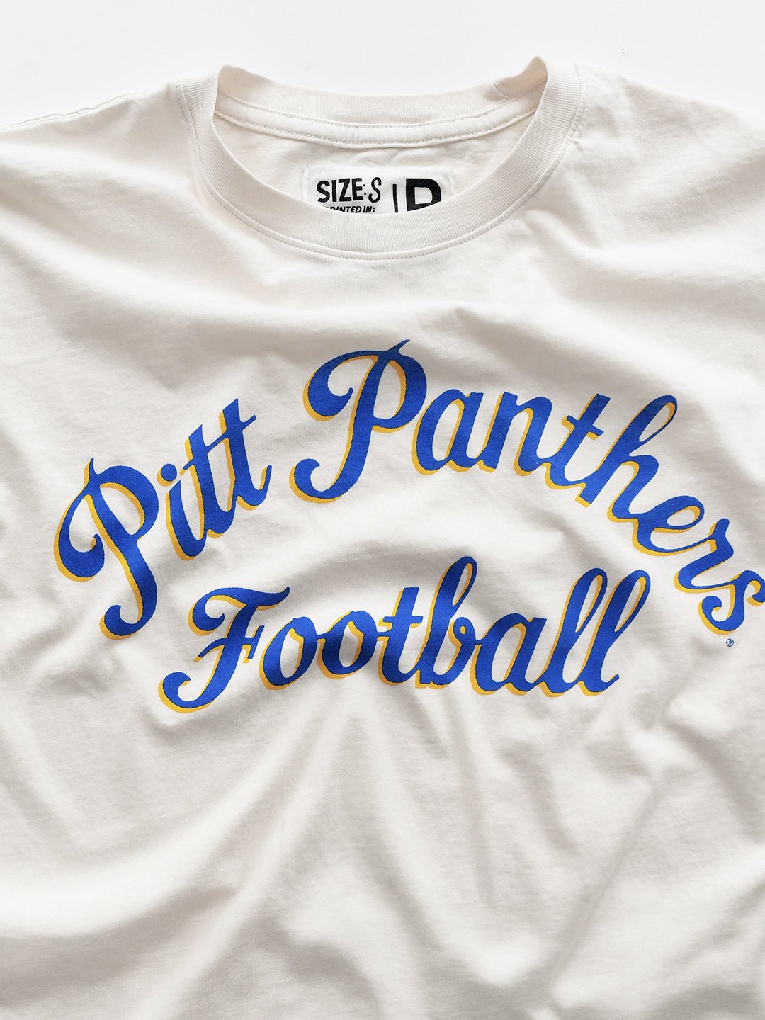 PITT - Panthers Football Vintage White Tee - Roots of Fight Canada
