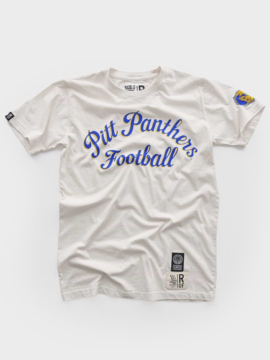 PITT - Panthers Football Vintage White Tee - Roots of Fight Canada