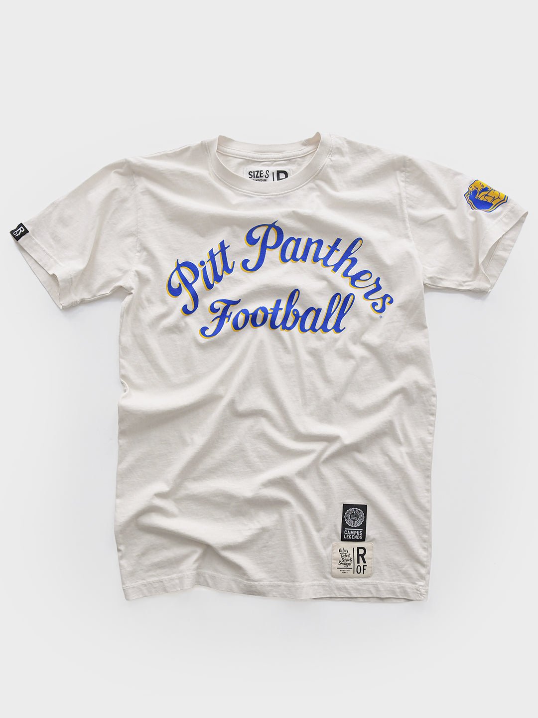 PITT - Panthers Football Vintage White Tee - Roots of Fight Canada