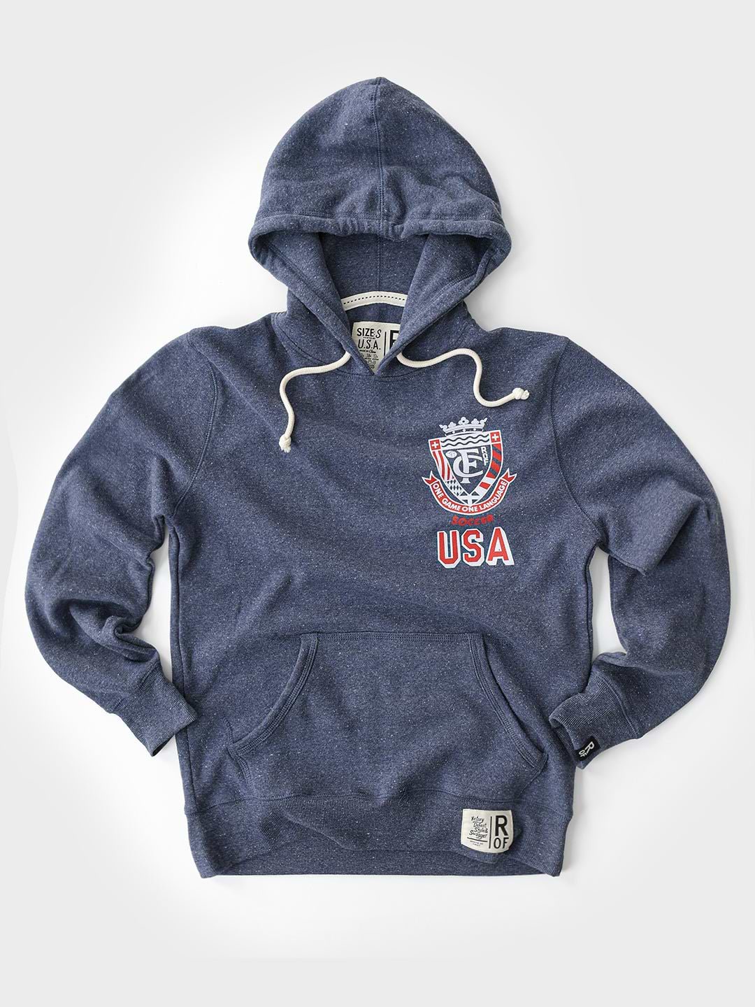 ROF USA Soccer One Language Navy PO Hoody - Roots of Fight Canada