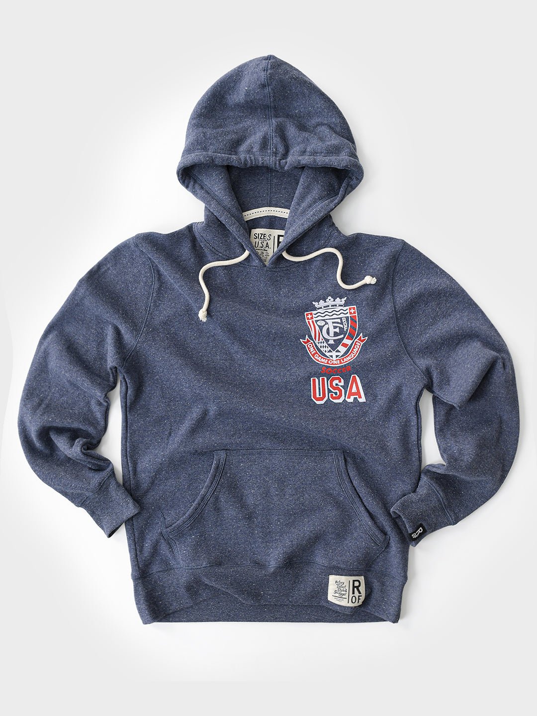 ROF USA Soccer One Language Navy PO Hoody - Roots of Fight Canada
