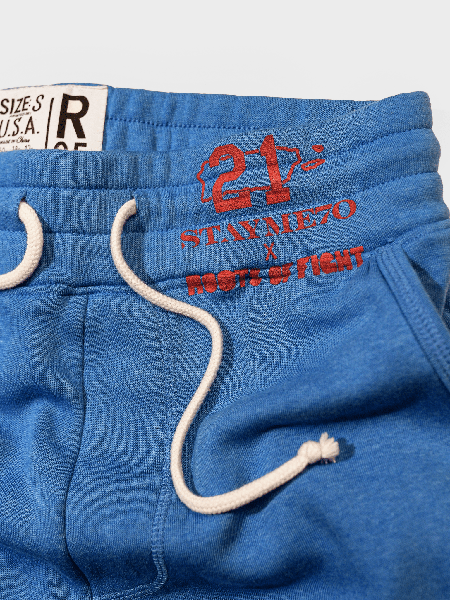 StayMe7o x Clemente Blue Shorts - Roots of Fight Canada