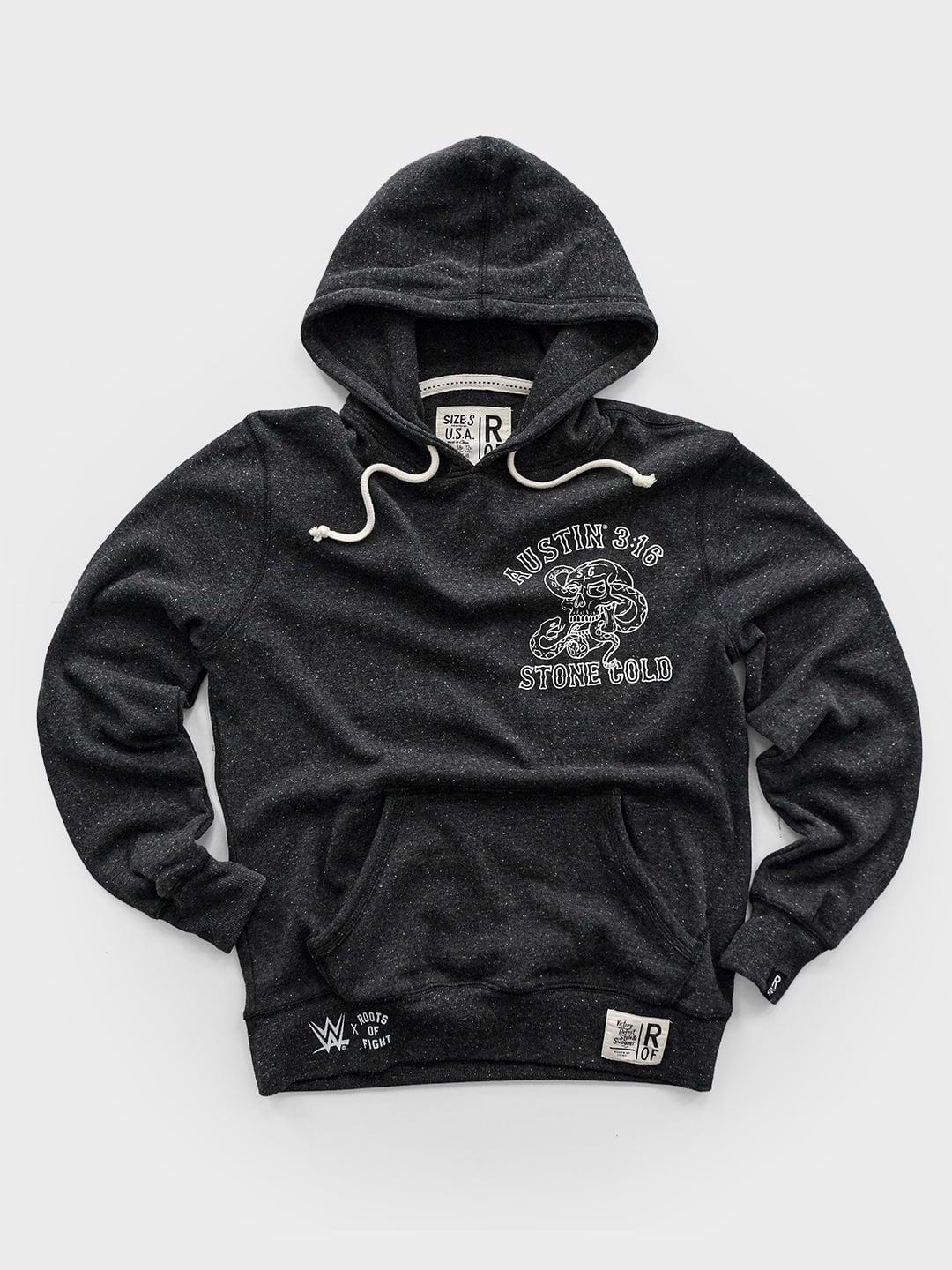 Stone Cold Austin 3:16 Black PO Hoody - Roots of Fight Canada