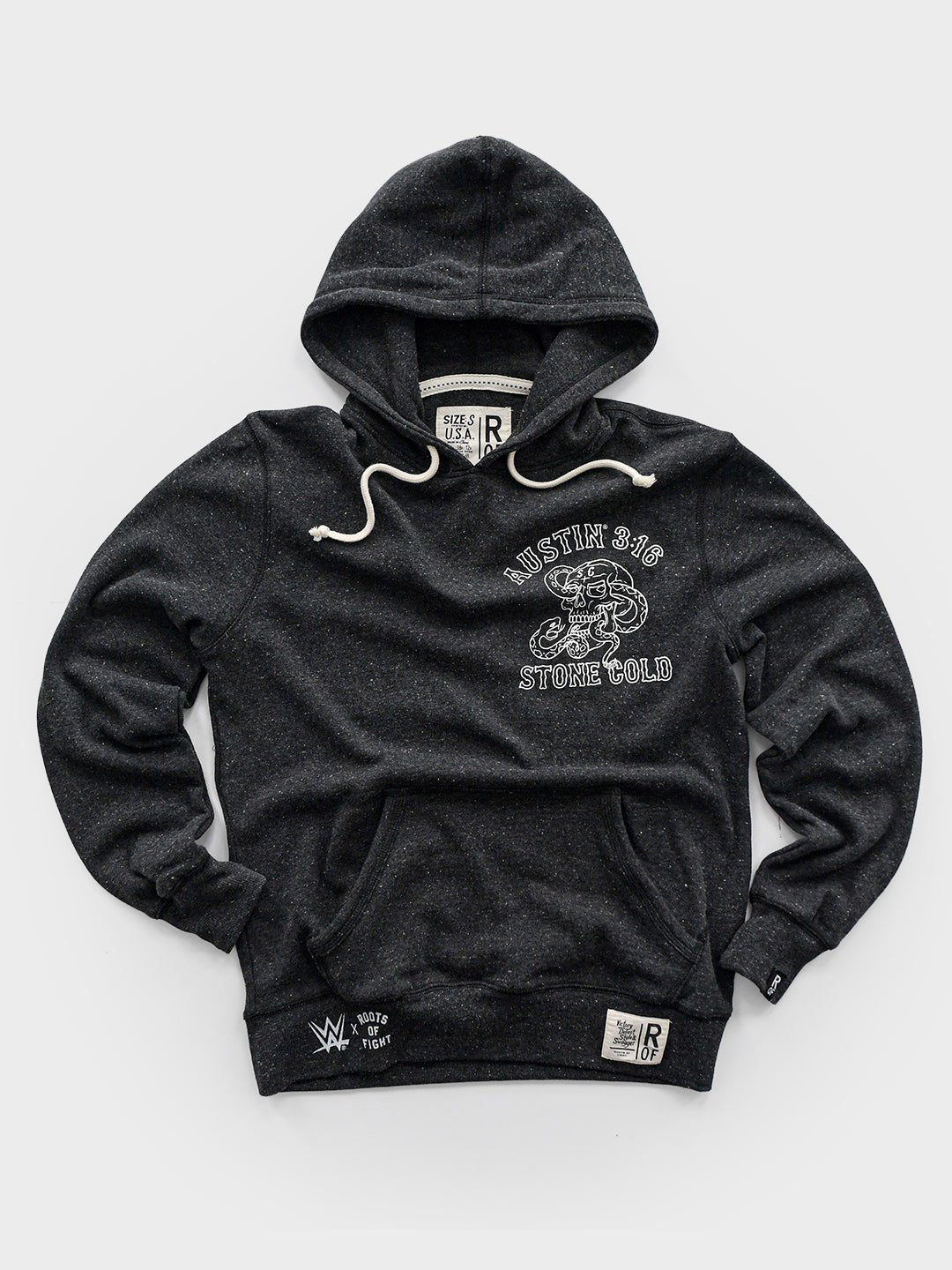 Stone Cold Austin 3:16 Black PO Hoody - Roots of Fight Canada