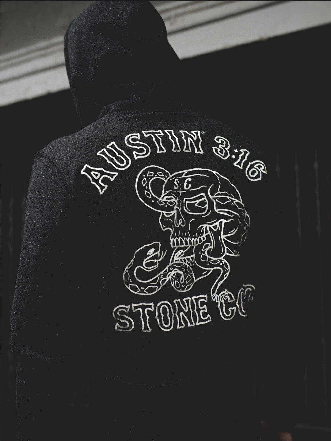 Stone Cold Austin 3:16 Black PO Hoody - Roots of Fight Canada