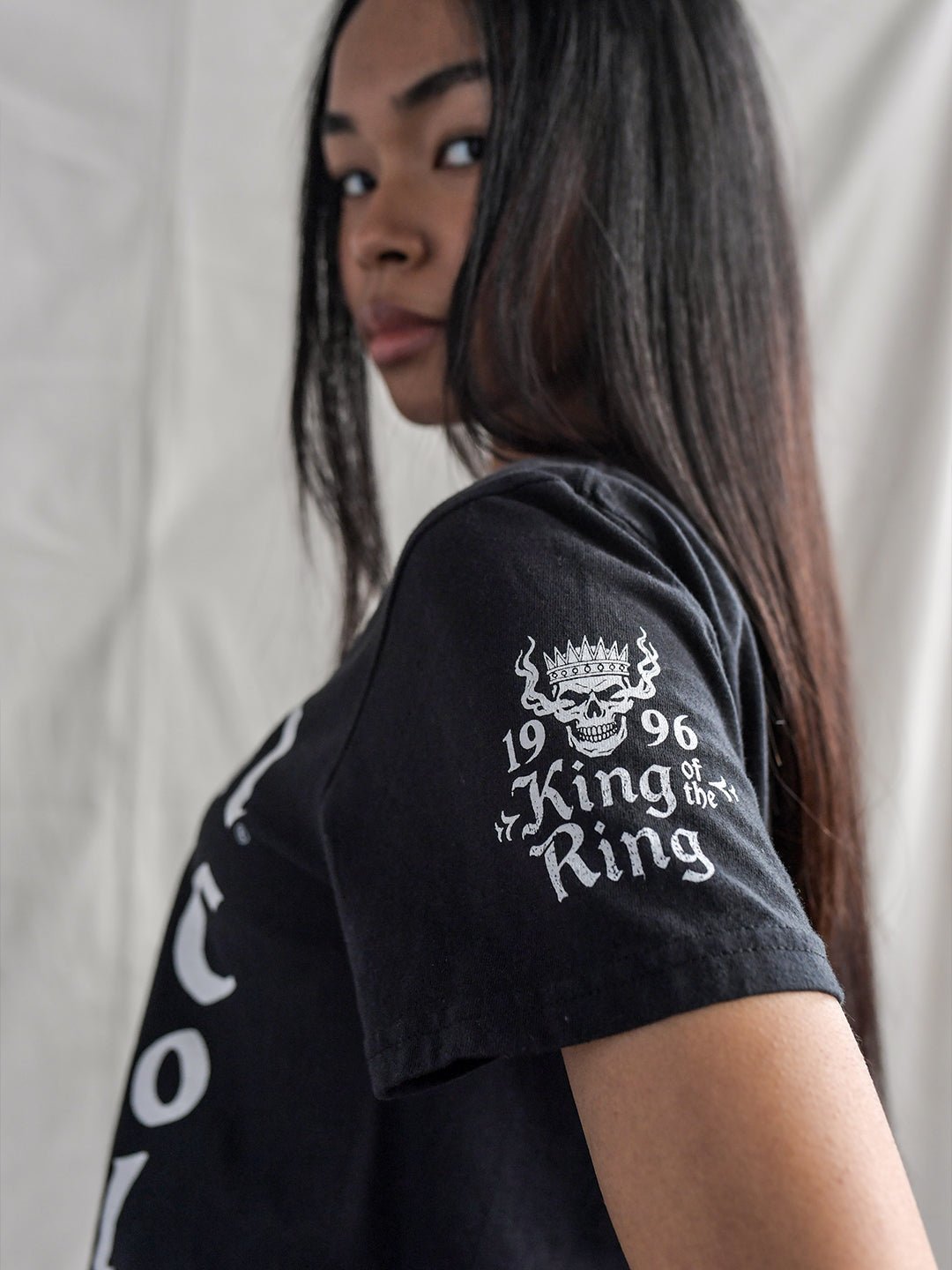 Stone Cold King '96 Black Midweight Tee - Roots of Fight Canada