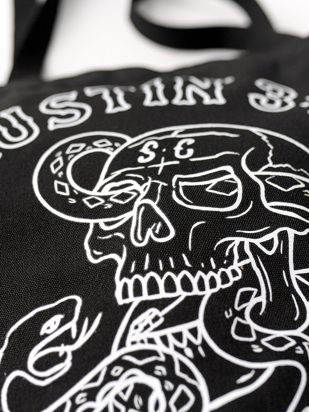 Stone Cold Steve Austin 3:16 Black Tote Bag - Roots of Fight Canada