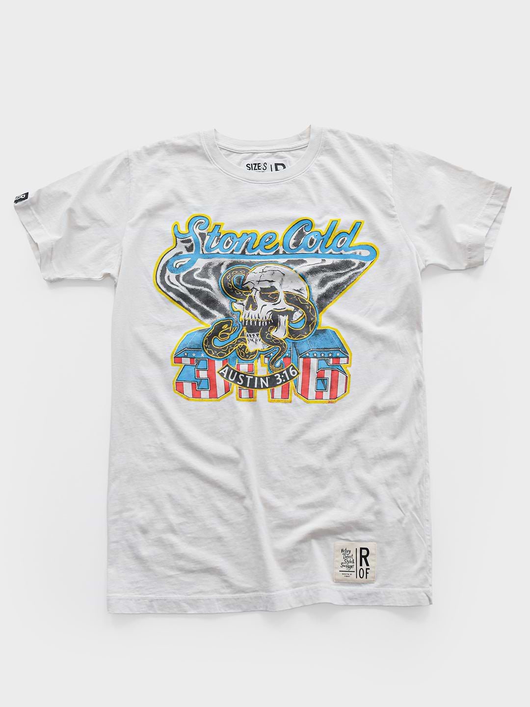 Stone Cold Steve Austin Verse White Tee - Roots of Fight Canada