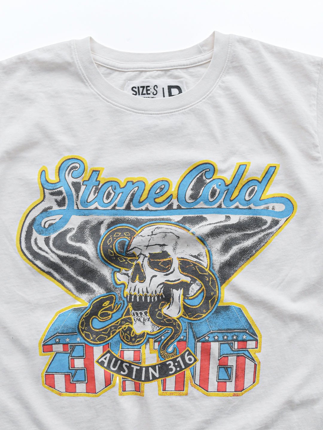 Stone Cold Steve Austin Verse White Tee - Roots of Fight Canada