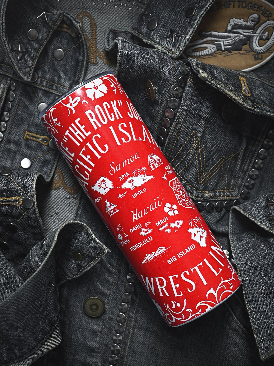 The Rock Pacific Islands ‘72 Red Tumbler - Roots of Fight Canada