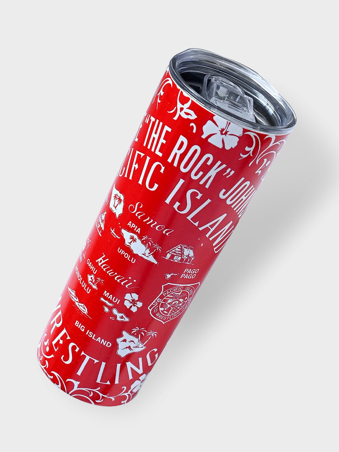 The Rock Pacific Islands ‘72 Red Tumbler - Roots of Fight Canada