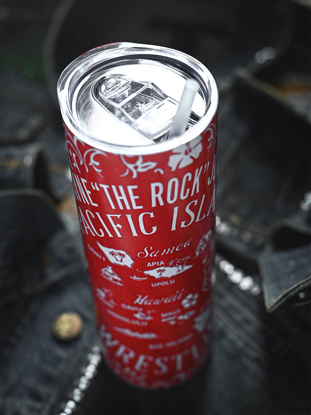 The Rock Pacific Islands ‘72 Red Tumbler - Roots of Fight Canada