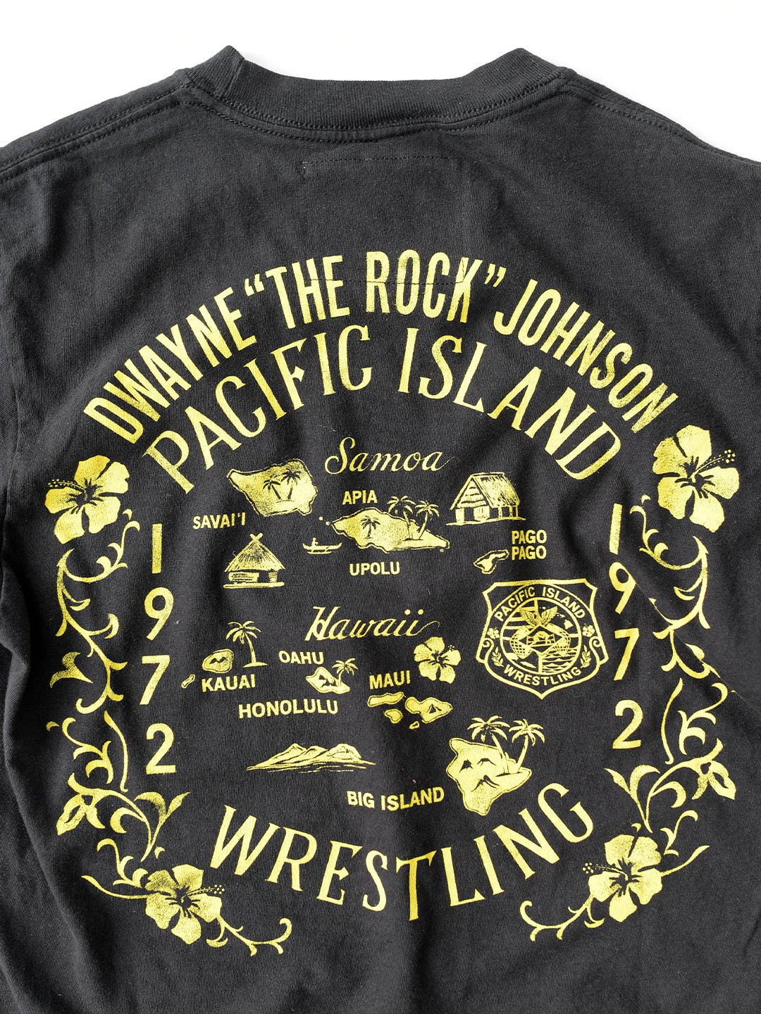 The Rock People's Champ Black Midweight Tee - Roots of Fight Canada