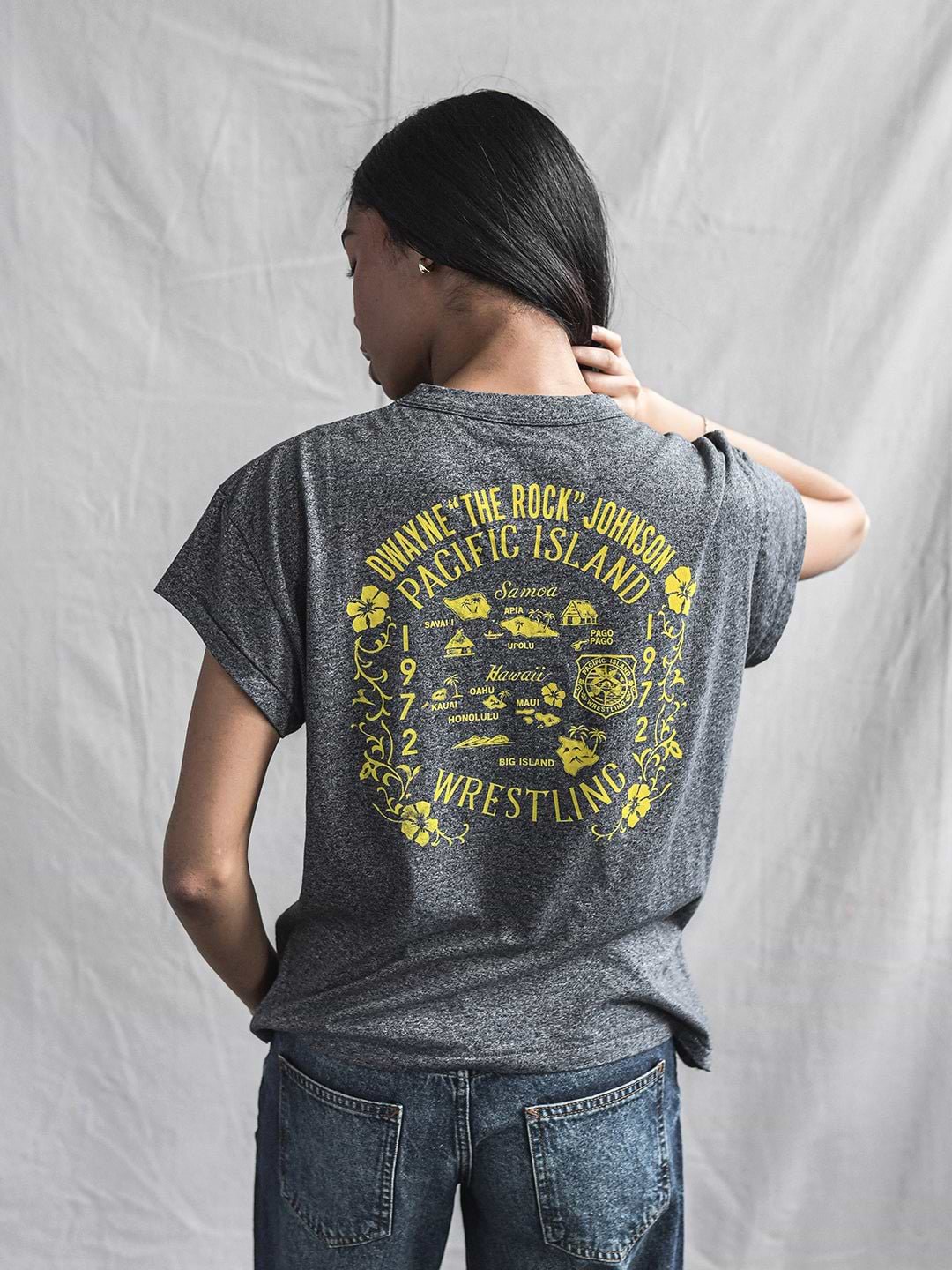 The Rock People's Champ Black Women's Tee - Roots of Fight Canada