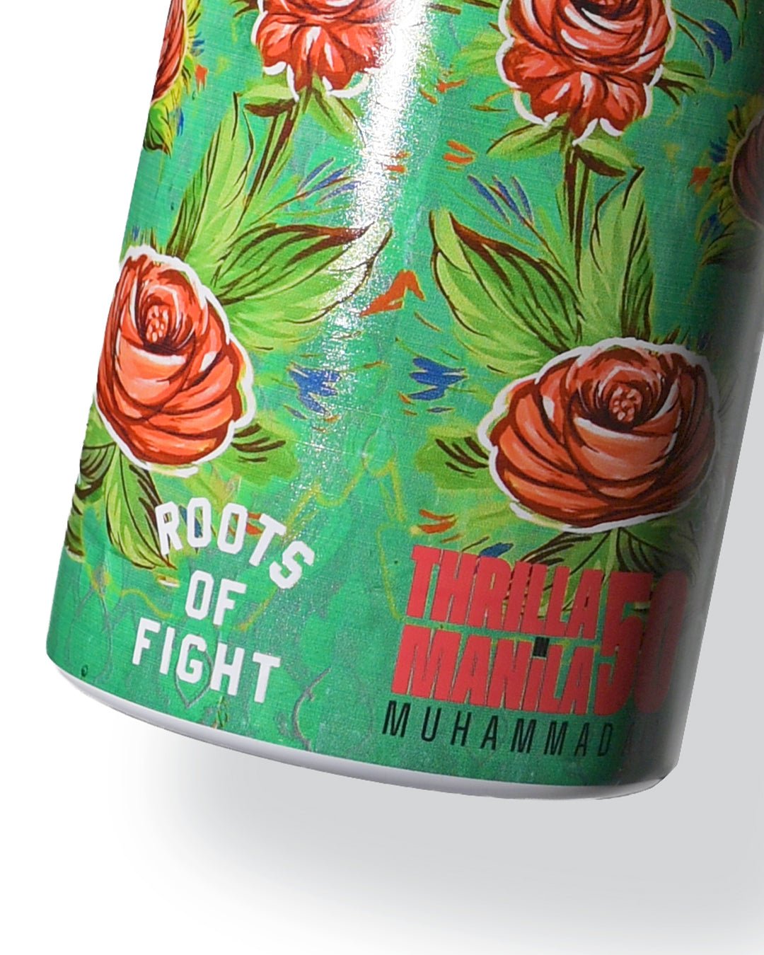 Thrilla in Manila 50th Anniversary Green Tumbler - Roots of Fight Canada